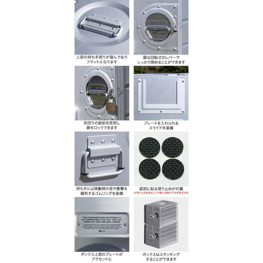 FIELDOOR コンテナボックス アルミギャレーボックス キャンプ FIELDOOR コンテナボックス アルミギャレーボックス キャンプ