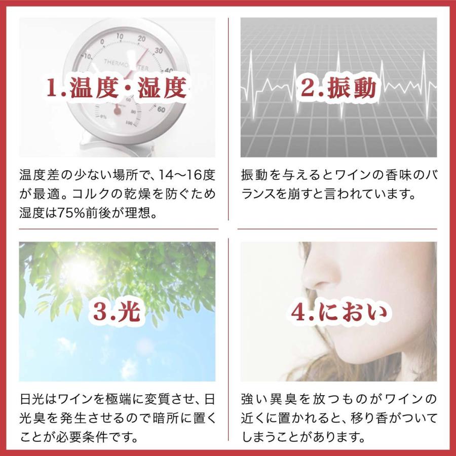 1年保証 ワインセラー 家庭用 ワインクーラー ワインセラー33L 最大12本収納/上下段別温度調節タイプ 小型 冷蔵庫 2段式 おすすめ 送料無料｜maxshare｜04