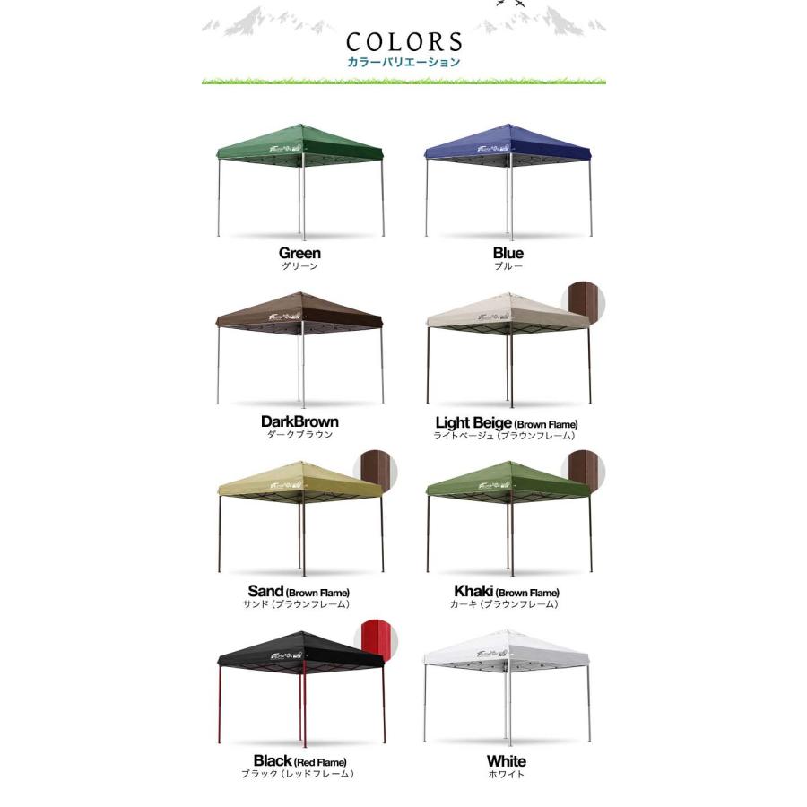 FIELDOOR アウトドア用品 Amazon | FIELDOOR ワンタッチ アルミ タープテント ポータブル