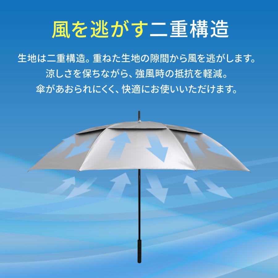 傘 メンズ 大きいサイズ 75cm 直径133cm 日傘 晴雨兼用傘 完全遮光 遮