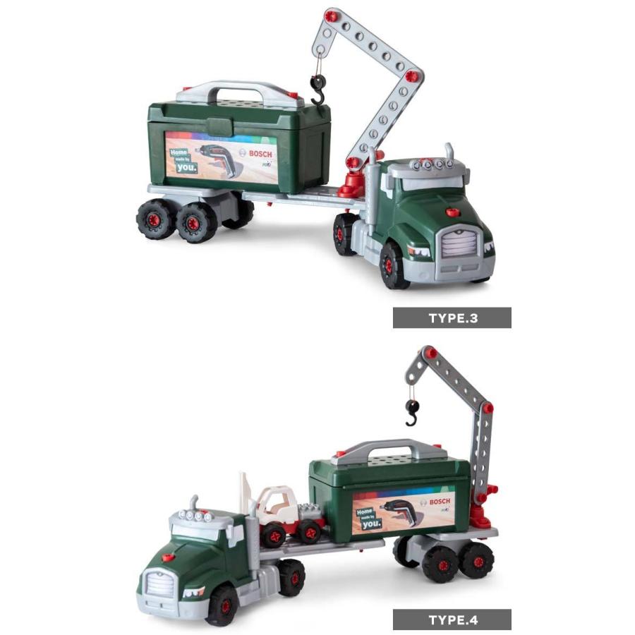 トラック 玩具 セット おもちゃ ミニカー トイカー ドイツ社 Bosch 組み立て 車 ツール