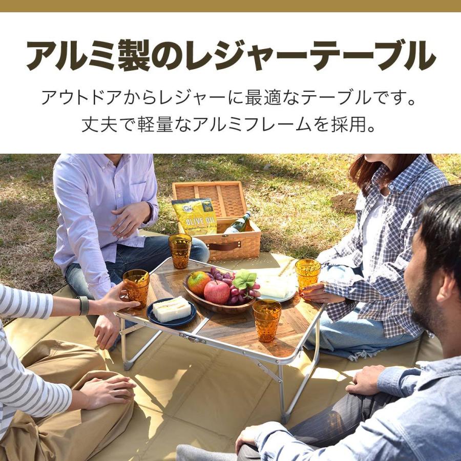 FIELDOOR（フィールドア） アウトドアテーブル ミニテーブル 小型