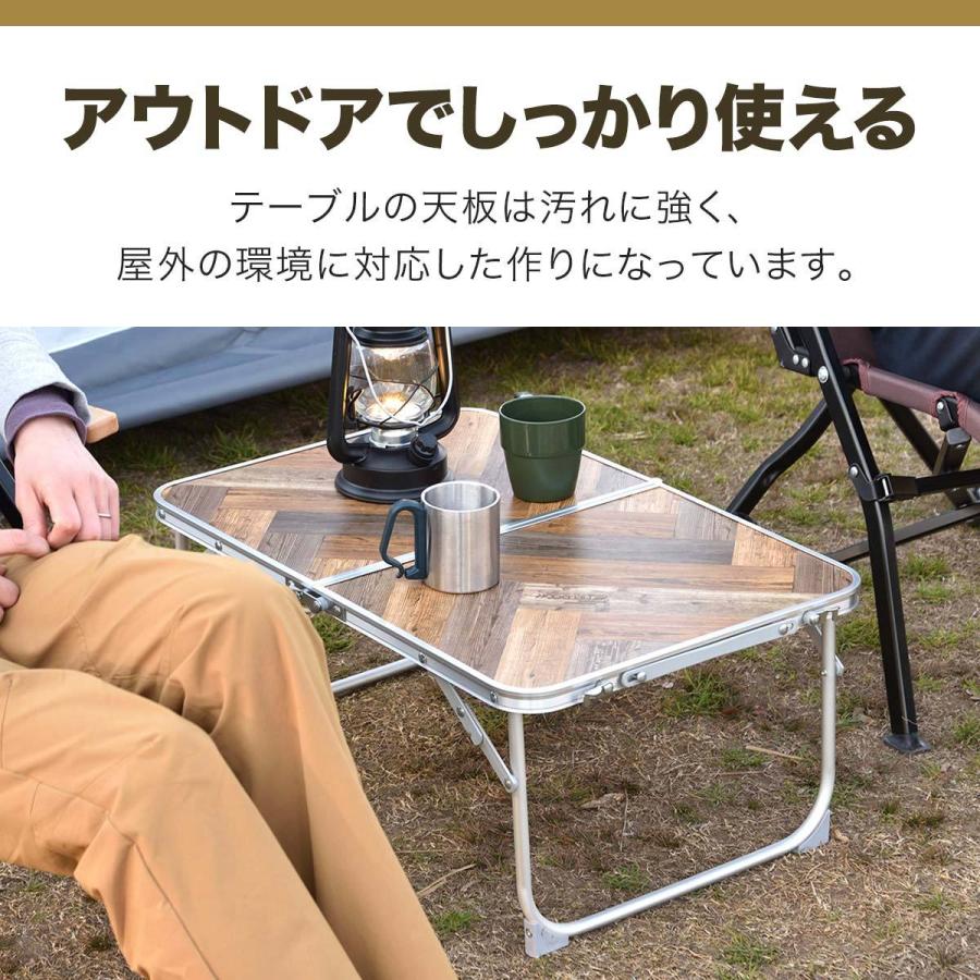 FIELDOOR アウトドアテーブル ミニテーブル 小型 折りたたみ FIELDOOR アウトドアテーブル ミニテーブル 小型 折りたたみ