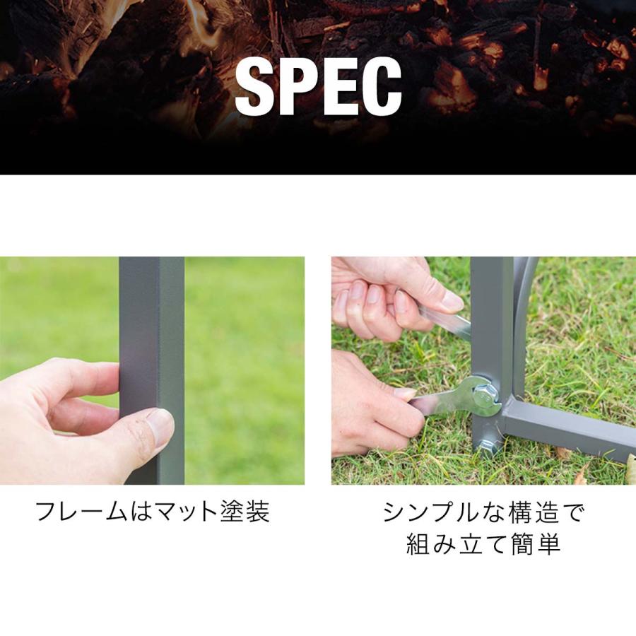 FIELDOOR ログラック ストッカー ワイドタイプ W205cm FIELDOOR（フィールドア） ログラック 薪ストッカー ワイド 幅 205cm