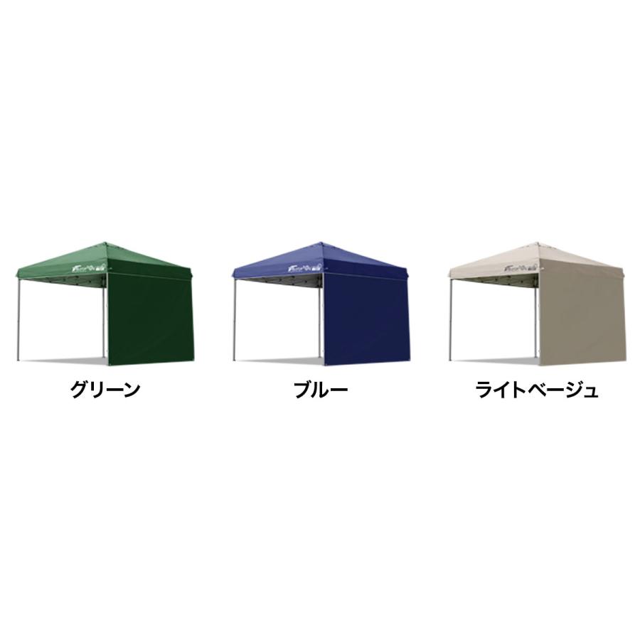 FIELDOOR（フィールドア） タープテント 2.5m 軽量 アルミ サイド