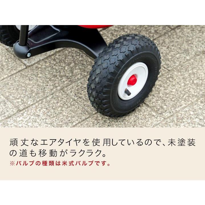 1年保証 キャリーカート キャリーワゴン 台車 折りたたみ Radio Flyer 1800 子供 おしゃれ 大型タイヤ レッド クラシック 乗用玩具 2人乗り ラジオフ 送料無料｜maxshare｜11