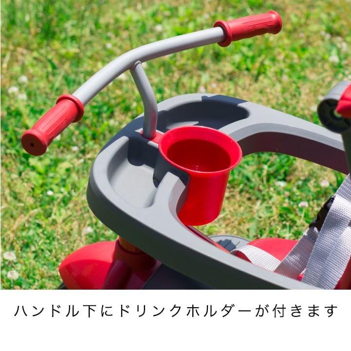 1年保証 三輪車 自転車 プッシュハンドル ハンドル 乗用玩具 ラジオフライヤー 4-in-1 トライク Radio Flyer 481A 乗り物 おもちゃ 日よけ 知育玩具  送料無料｜maxshare｜18