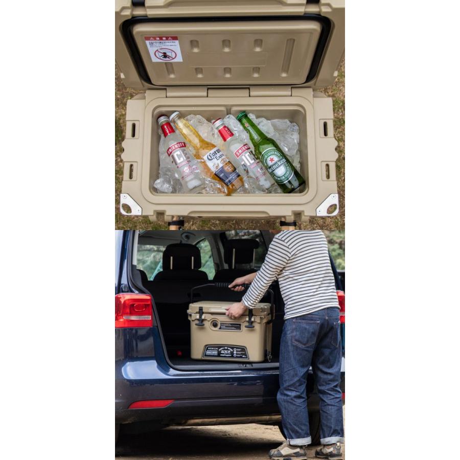 クーラーボックス 小型 18.9L 20QT クーラーバッグ ハードクーラーボックス プロ仕様 釣り キャンプ バーベキュー 運動会 FIELDOOR 送料無料 | FIELDOOR | 12