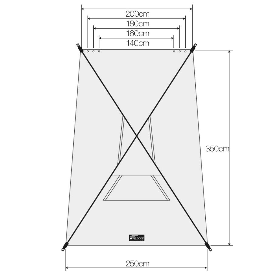 FIELDOOR ヤフー1位 カーサイドタープ 250cmx350cm 車用 テント FIELDOOR ヤフー1位 カーサイドタープ 250cmx350cm 車用 テント