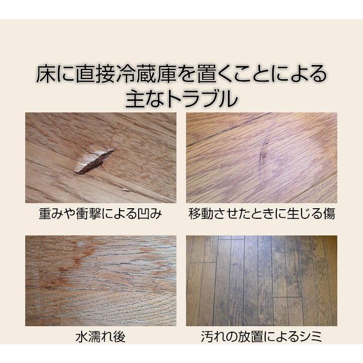 冷蔵庫 マット 透明 キズ 防止 M サイズ 65x70cm 〜500L用 硬質 ポリカーボネート クリアタイプ キズ防止 傷防止 床 傷 保護 へこみ 凹み 予防 1年保証 送料無料 |  | 05