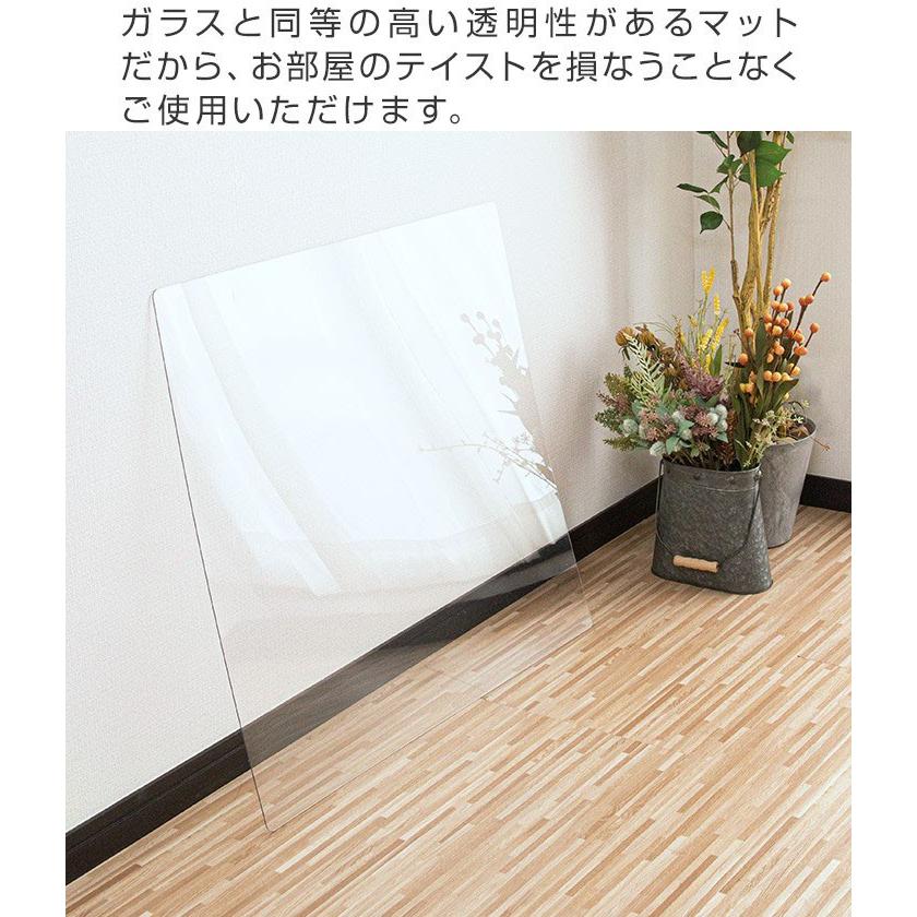 冷蔵庫 マット 透明 キズ 防止 M サイズ 65x70cm 〜500L用 硬質 ポリカーボネート クリアタイプ キズ防止 傷防止 床 傷 保護 へこみ 凹み 予防 1年保証 送料無料 |  | 08