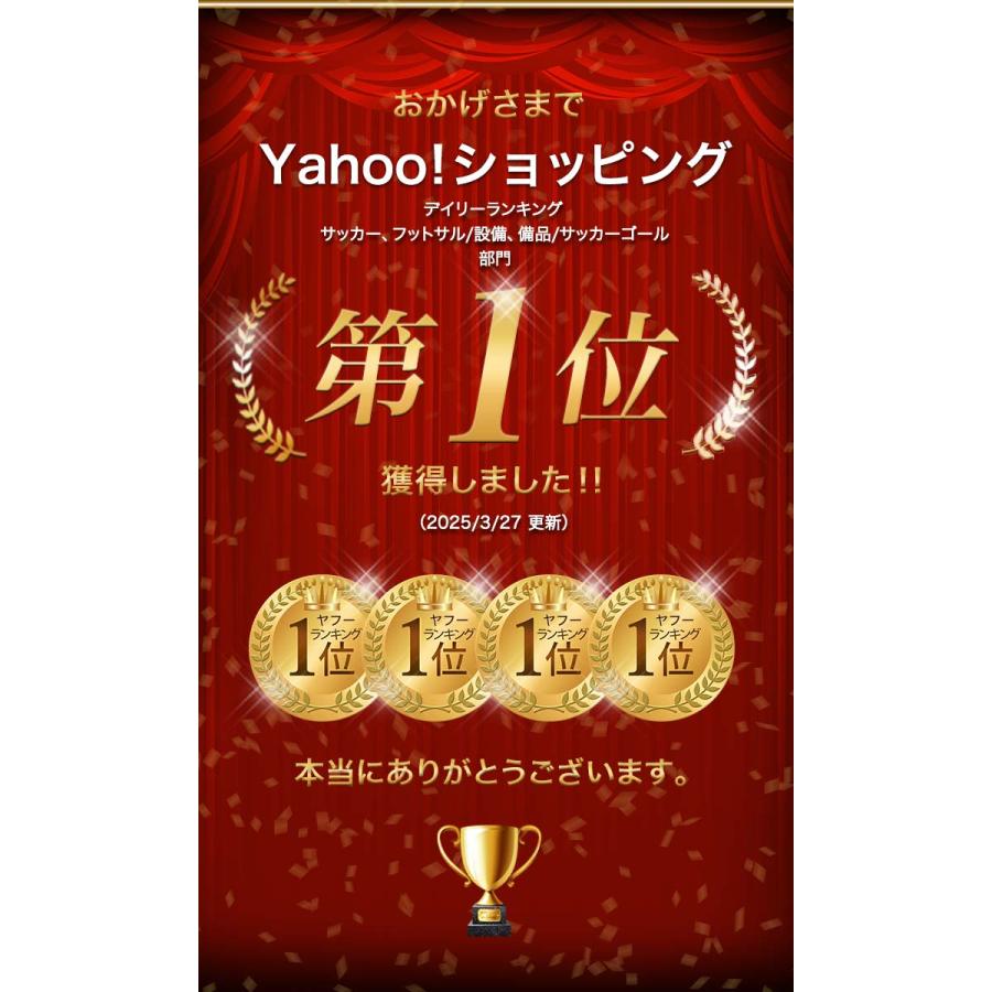 ヤフー1位 フットサルゴール 3m×2m 公式サイズ 組み立て式