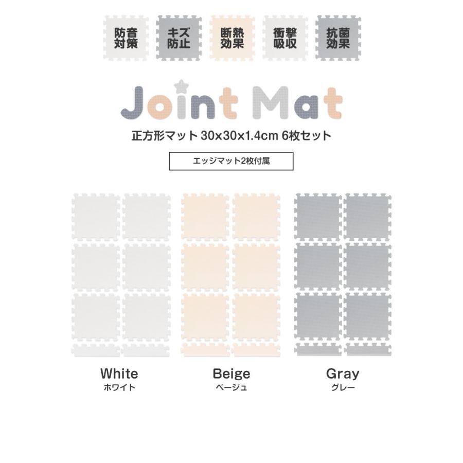 RiZKiZ ジョイントマット プレイマット 30cm 6枚セット 厚さ1.4cm 防臭