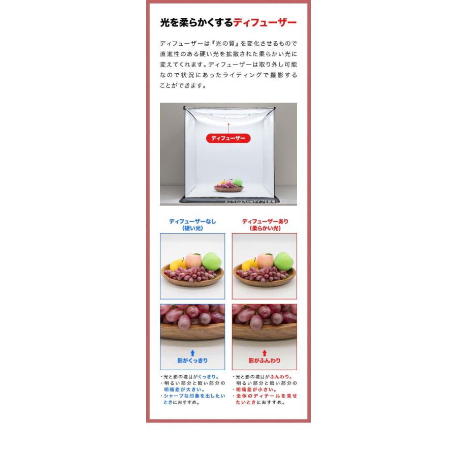 撮影ボックス 撮影キット 撮影ブース 60x60cm LEDライト付き 撮影ボックス 撮影キット 撮影ブース 60x60cm LEDライト付き