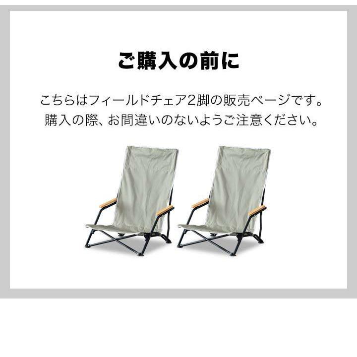 FIELDOOR アウトドアチェア ローチェア TC 焚火に強い 難燃