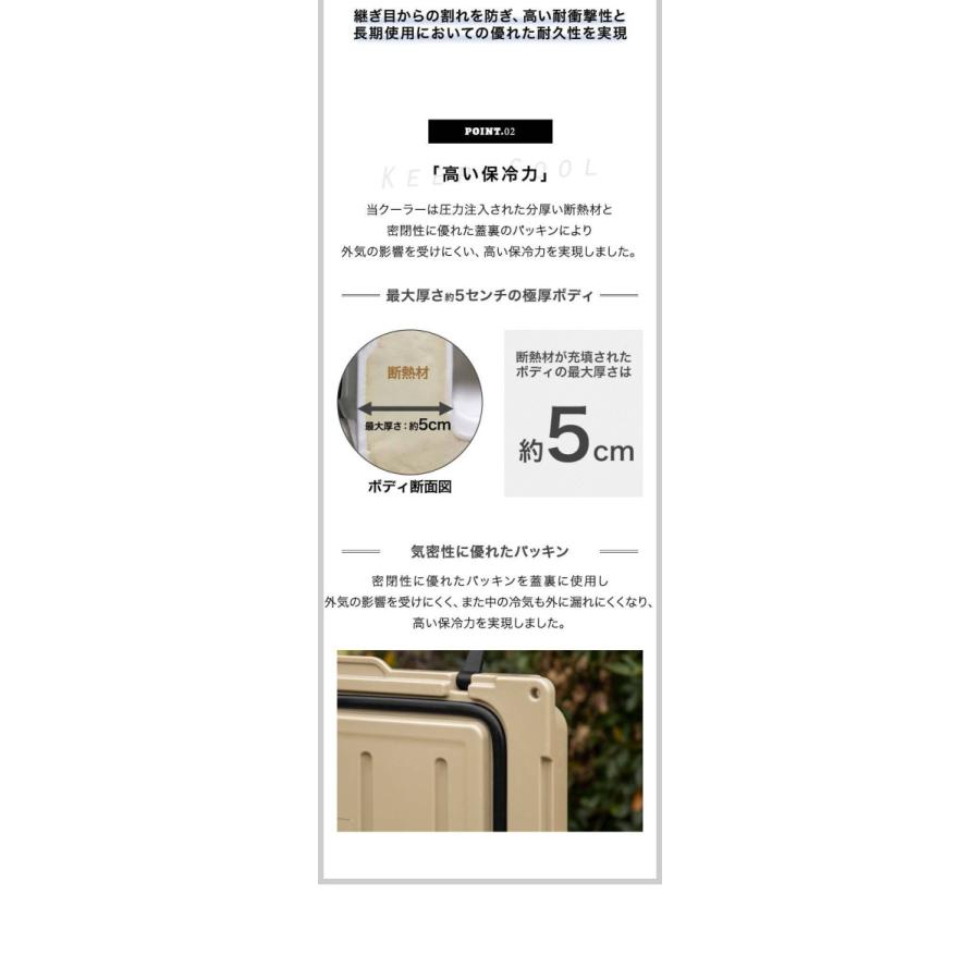 FIELDOOR（フィールドア） クーラーボックス 大型 33.1L/35QT クーラー