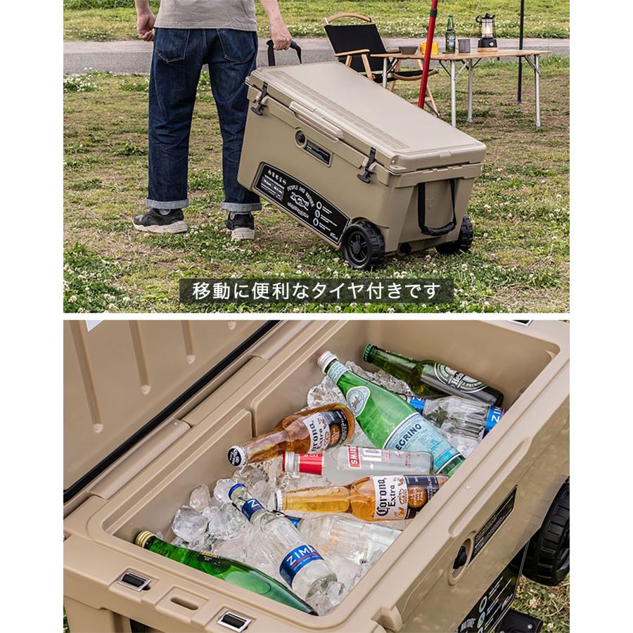 FIELDOOR（フィールドア） クーラーボックス 大型 66.2L 70QT クーラー