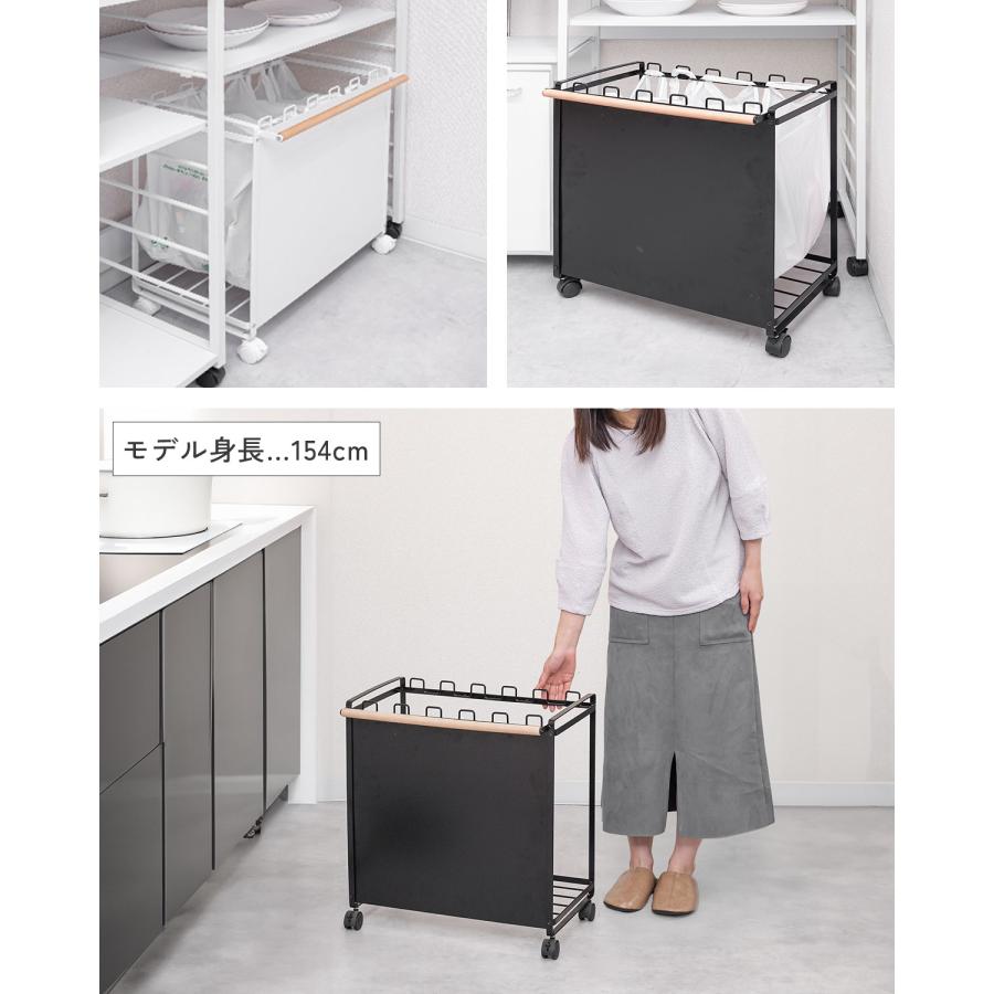 ゴミ箱 分別 キャスター付き 10L〜30L ゴミ袋対応 3分別〜6分別 幅51.5