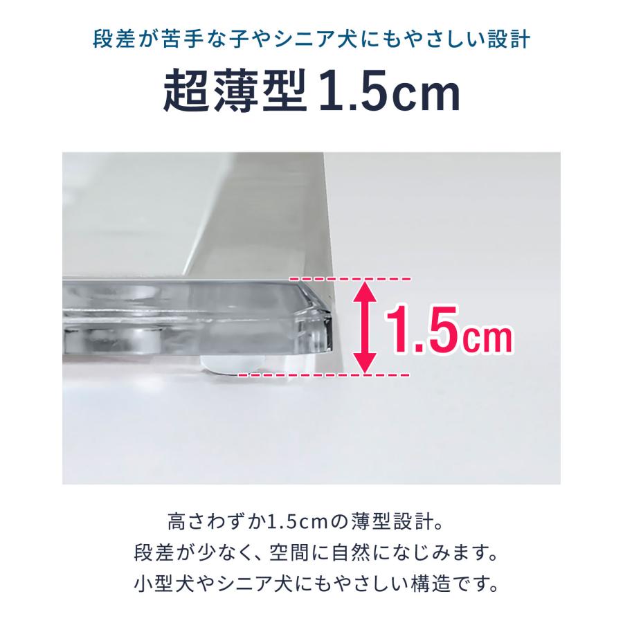 犬 トイレトレー アクリル製 Lサイズ 75cm×61cm/ワイドシーツ用