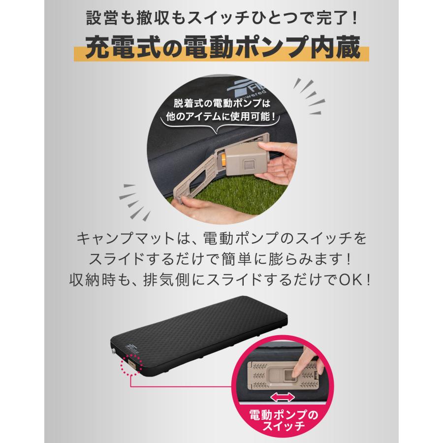 FIELDOOR（フィールドア） キャンプ マット シングル 2個セット 極厚