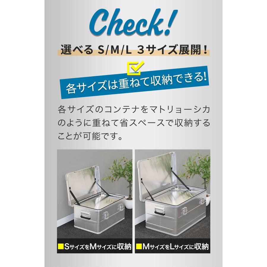 FIELDOOR（フィールドア） コンテナボックス キャンプ フタ付き 角