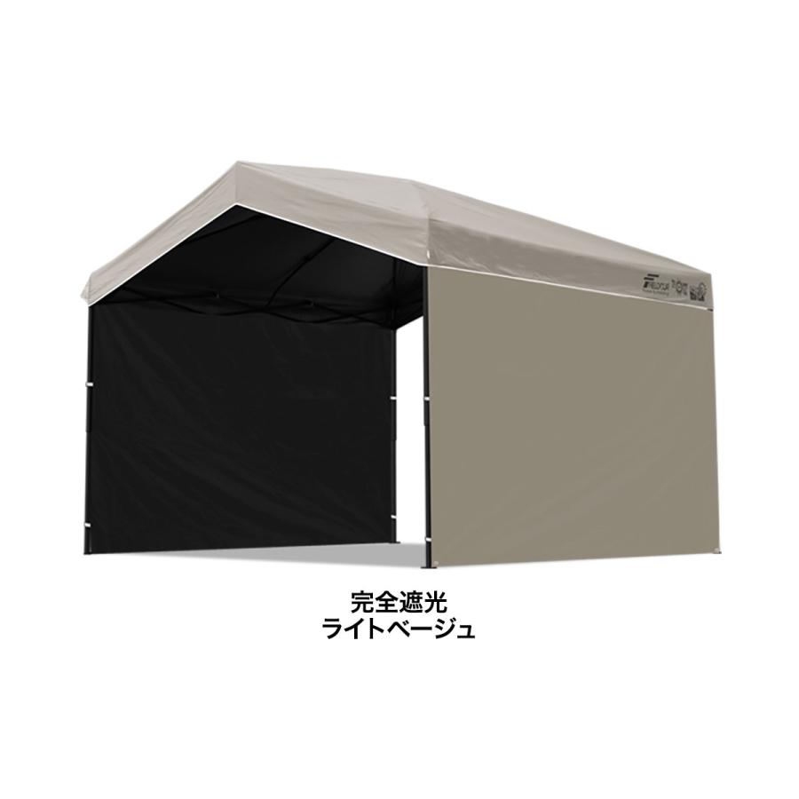 FIELDOOR（フィールドア） タープテント ワンタッチ 3m 3m 完全遮光