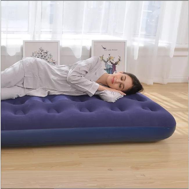 ☆電動ポンプ・エアー枕付☆エアーベッド シングルサイズ 203cm×73cm
