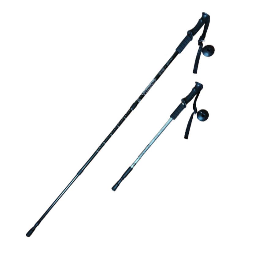 送料無料　２本セット　トレッキングポール　丈夫な杖　ウォーキングポール　杖 折りたたみ ステッキ　登山　ハイキング 軽量 アルミ製 伸縮式 歩行 補助