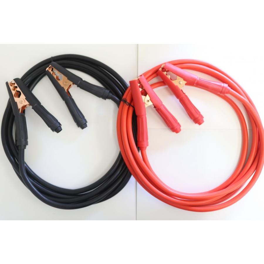 ブースターケーブル 3.5m 12V 24V 450A 45SQ 船舶 重機 フォークリフト 建設機器 等々 多種多様 極太 送料無料 爆買 |  | 02