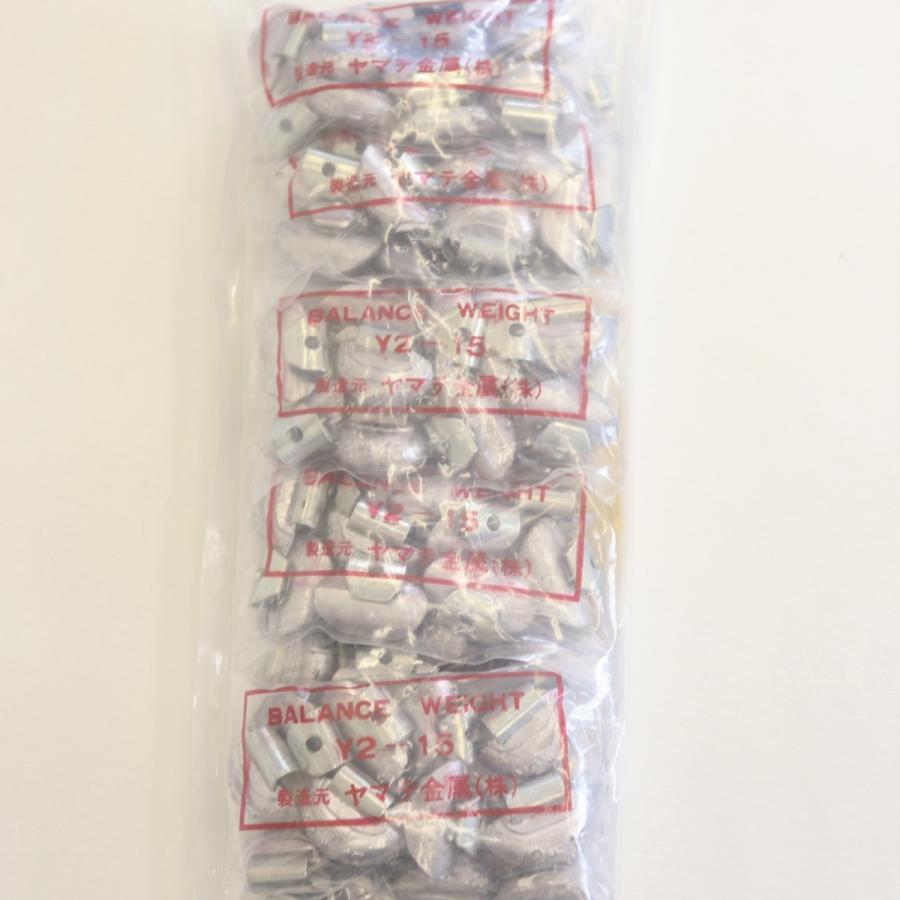 ヤマテ金属　バランスウエイト　Y2　15ｇ　入数100個　打ち込みウエイト　スチールホイル用 |  | 07