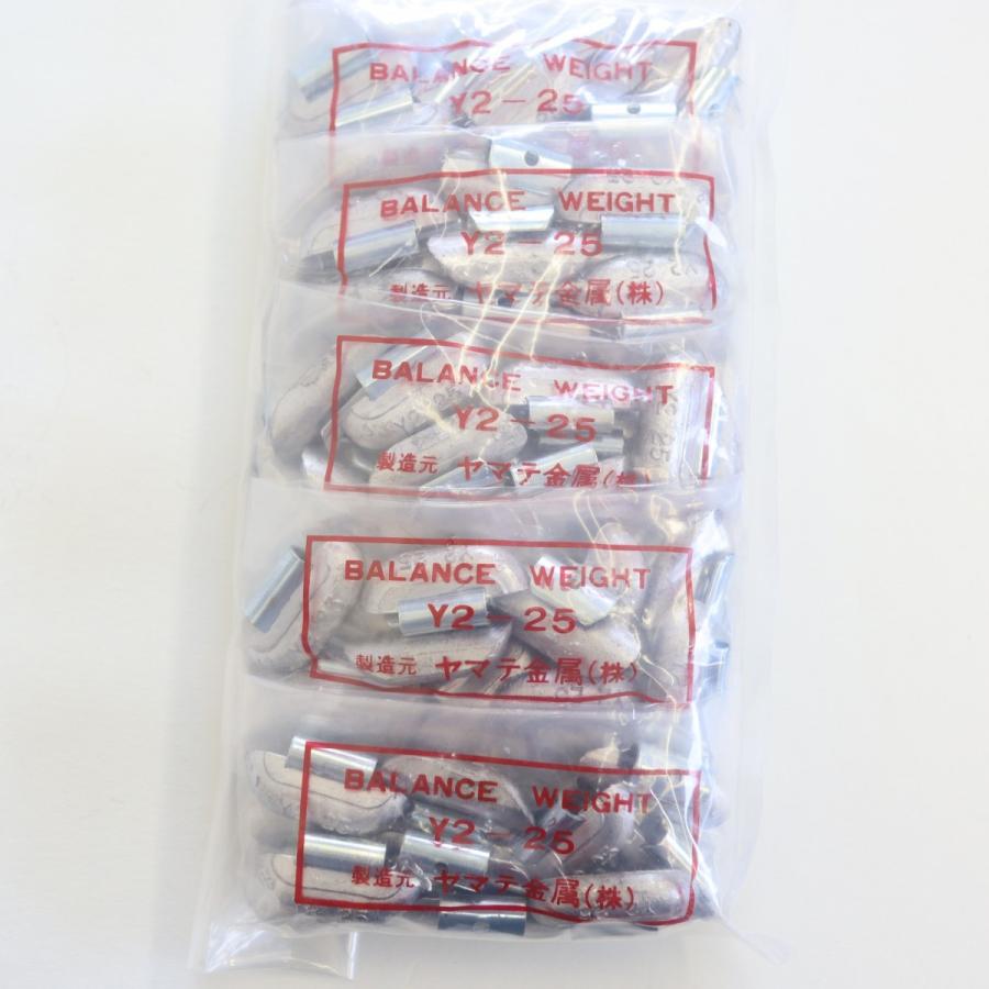 ヤマテ金属　バランスウエイト　Y2　25ｇ　入数100個　打ち込みウエイト　スチールホイル用 |  | 07