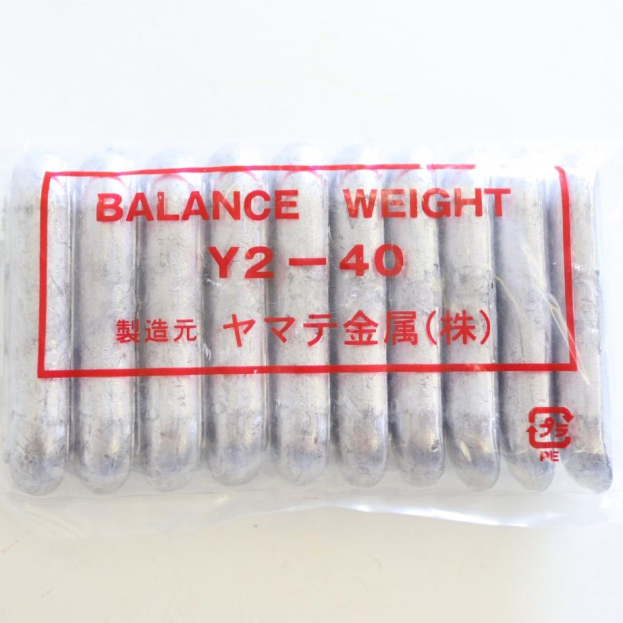 ヤマテ金属　バランスウエイト　Y2　40ｇ　入数100個　打ち込みウエイト　スチールホイル用 |  | 07