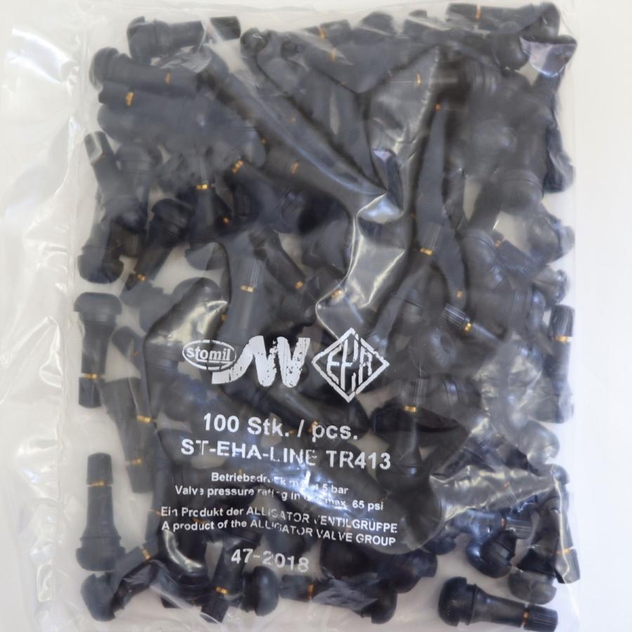 ⭐︎工具缶　TR413 チューブレスバルブ 100個入り TECH 【TECH】チューブレスバルブ ○TR-413 ○100個/1袋