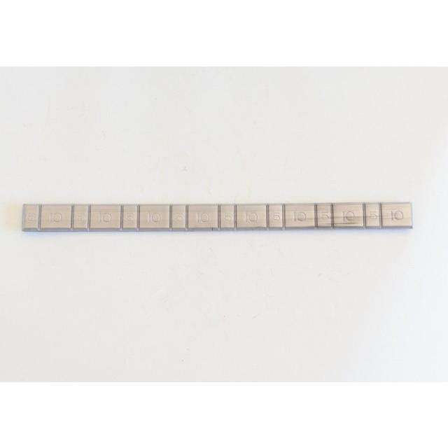 ヤマテ金属　板ウエイト 貼り付け 5g/10g 1箱 10本入り アルミホイール用 |  | 03