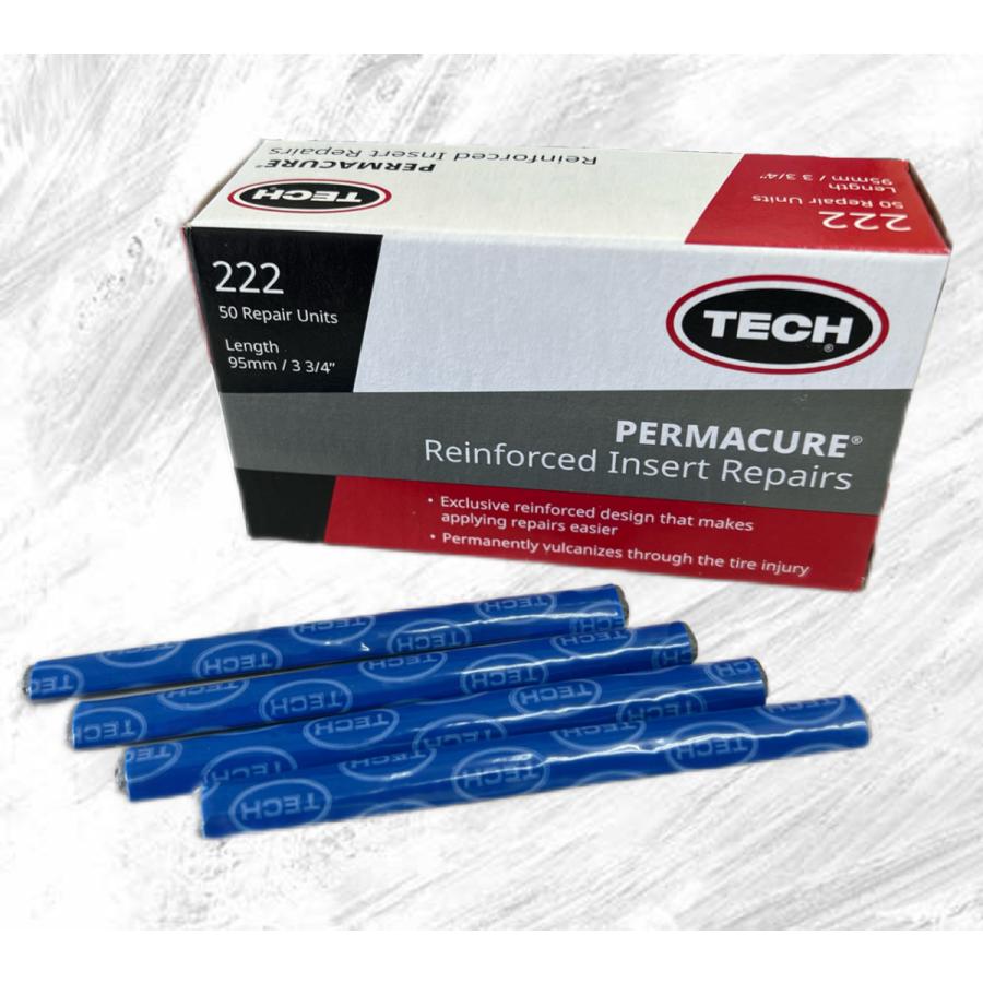 パンク修理 車 テック TECH パーマキュア 222 50本 外面釘穴用 スティック | 