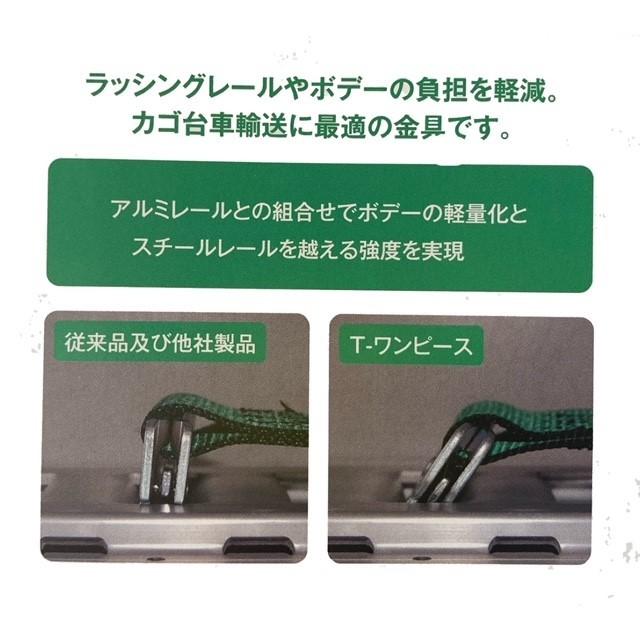 ラッシングベルト R5TP12 ラチェット式Tワンピース仕様１×2 オールセーフ レールフック用 |  | 03