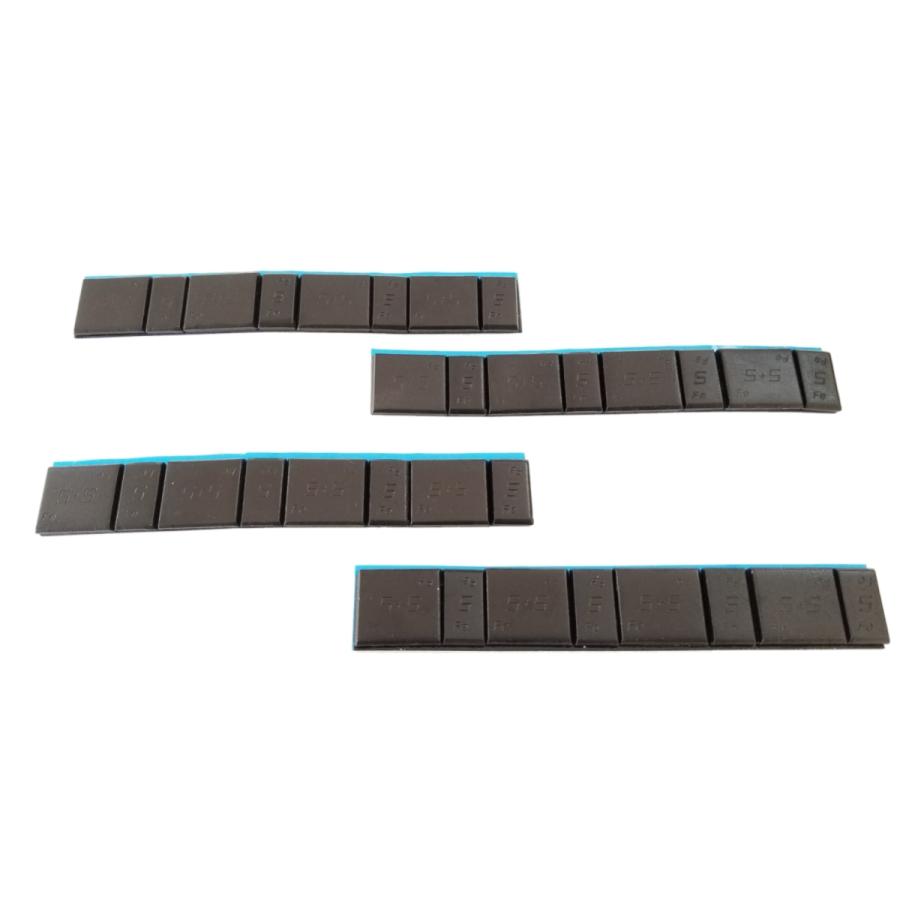 鉄製 ウエイト アングル 5+10g×4 ブラック 4本入り 送料無料 | 