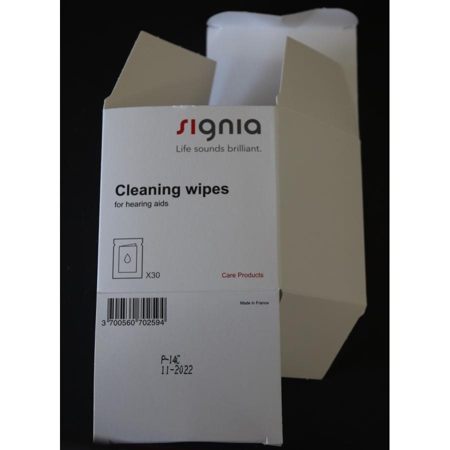 シグニア クリーニングシート 30枚入り Cleaning wipes |  | 03