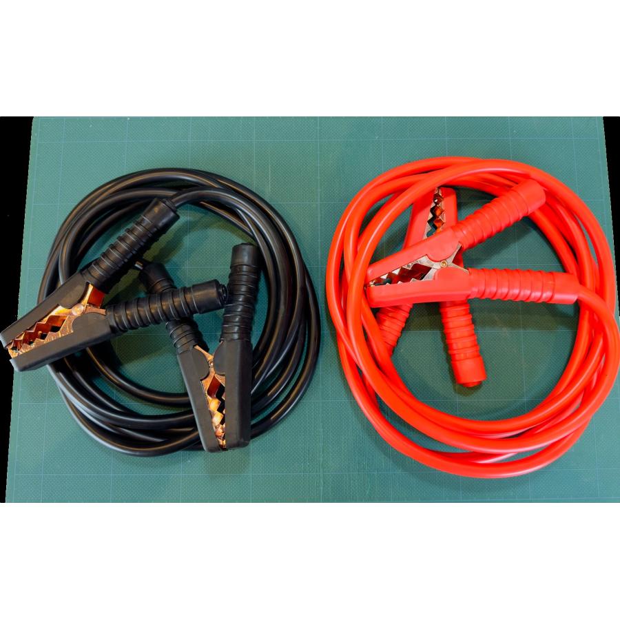 ブースターケーブル 100A 3.0M 12V 24V 普通車 ガソリン車 ディーゼル車 トラクター 2tトラック 爆買 |  | 01