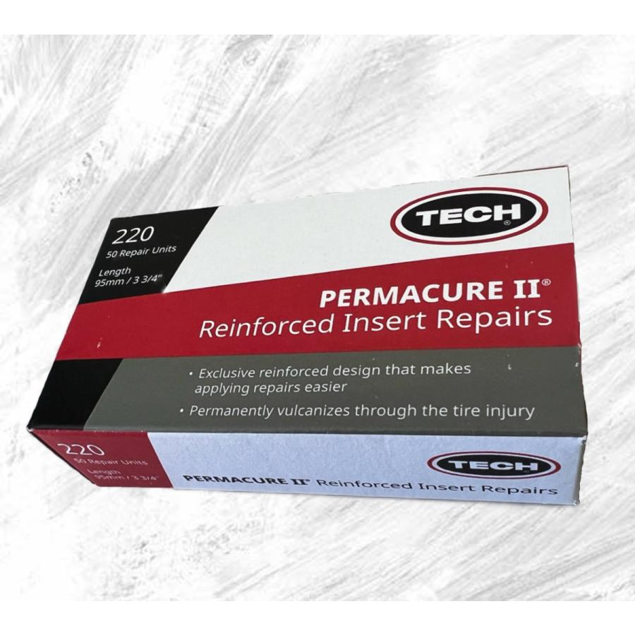 パンク修理 車 テック TECH パーマキュア 220 50本 外面釘穴用 スティック | 