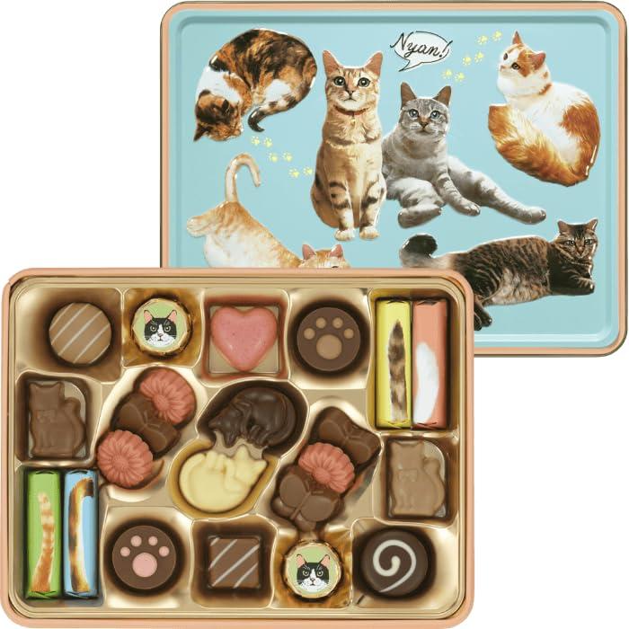 メリーチョコレート ねこみゃみれ にゃそーてっど22個 バレンタイン