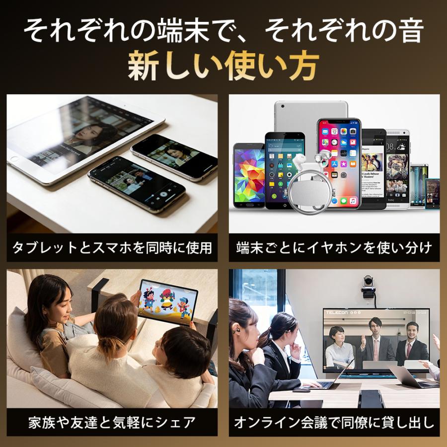 ワイヤレスイヤホン Bluetooth6.0 イヤホン 高音質 2in1 カナル型 イヤーカフ型 デュアルフィット ENCノイズキャンセリング 120時間再生 IPX5防水 | ブランド登録なし | 15