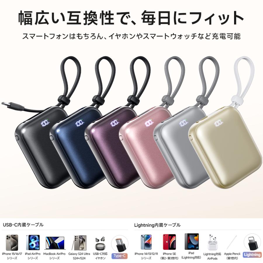 2026秋新発売 モバイルバッテリー 急速充電 20000mAh LED残量表示 iphone17対応 スマホ充電器 軽量ミニ 小型 大容量 iPhone Android PSE認証済 | ブランド登録なし | 18