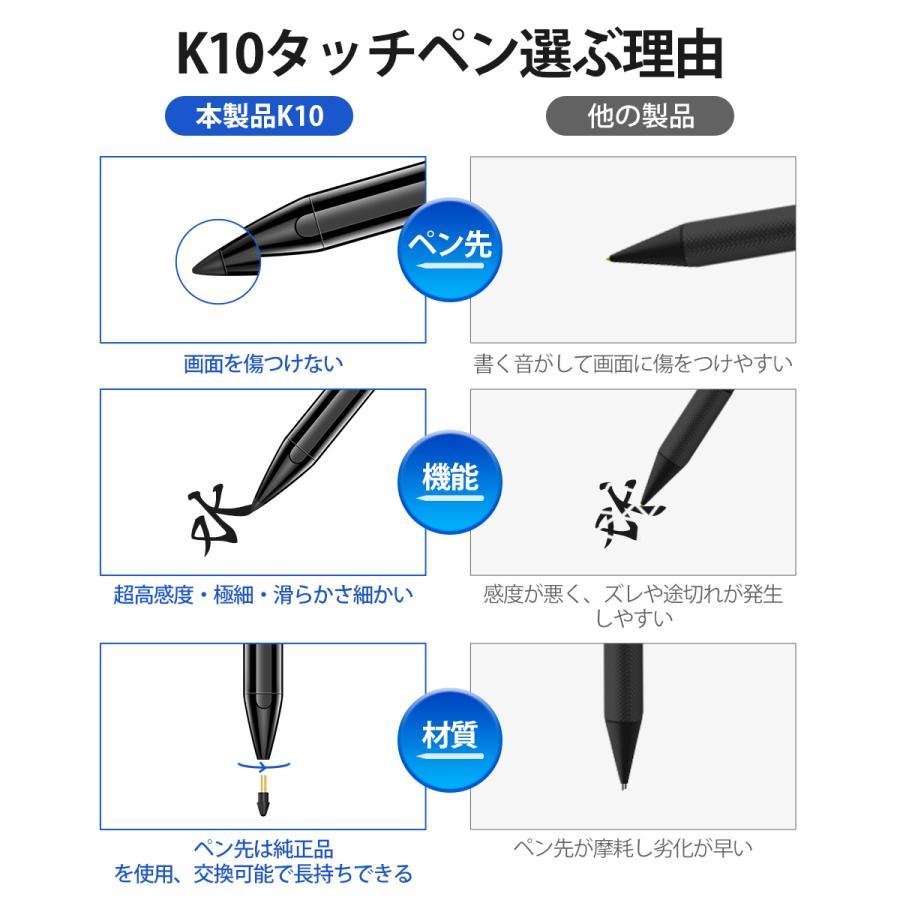 電磁波対策タッチペン タッチペン スタイラスペン マグネット吸着 超高感度 高精度センサー