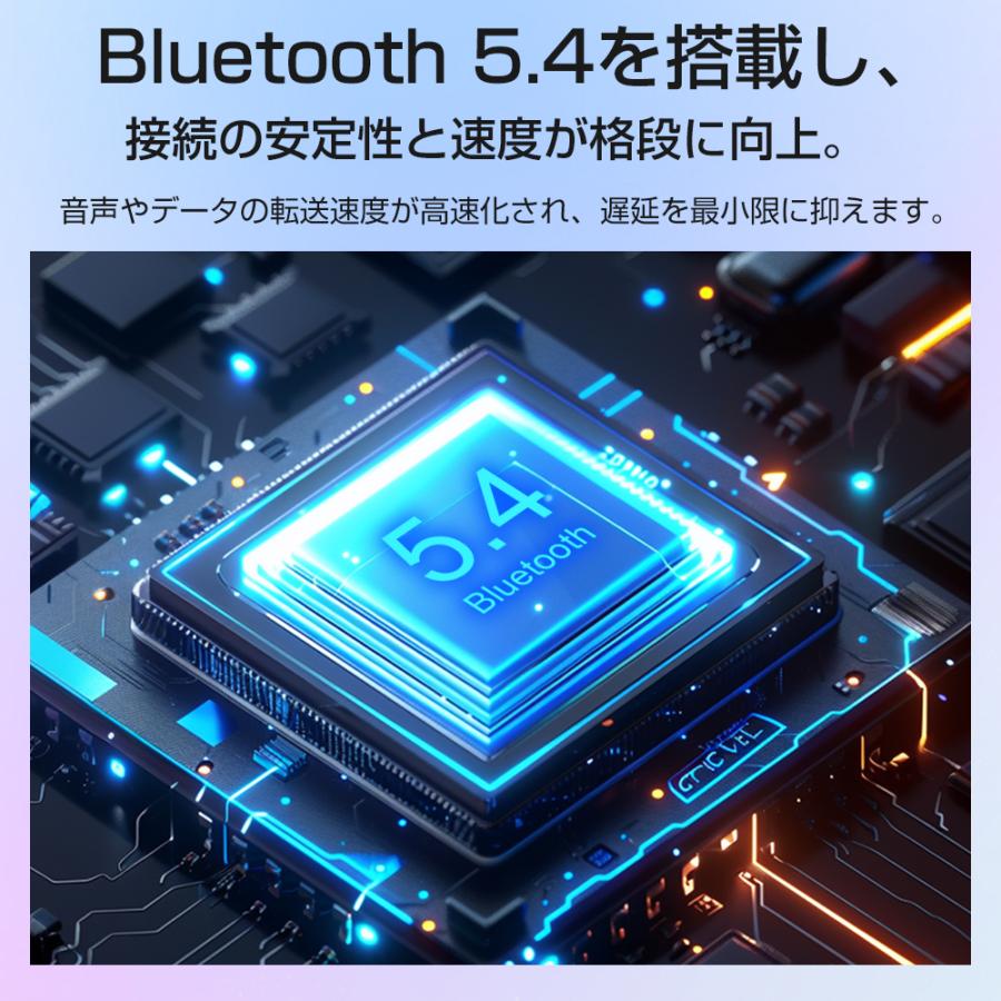 【レビュー特典あり！】ワイヤレスイヤホン Bluetooth 5.4 超軽量 小型 自動ペアリング タッチ操作 通話 防水 LED表示 ノイズキャンセリング 通勤 ランニング |  | 08