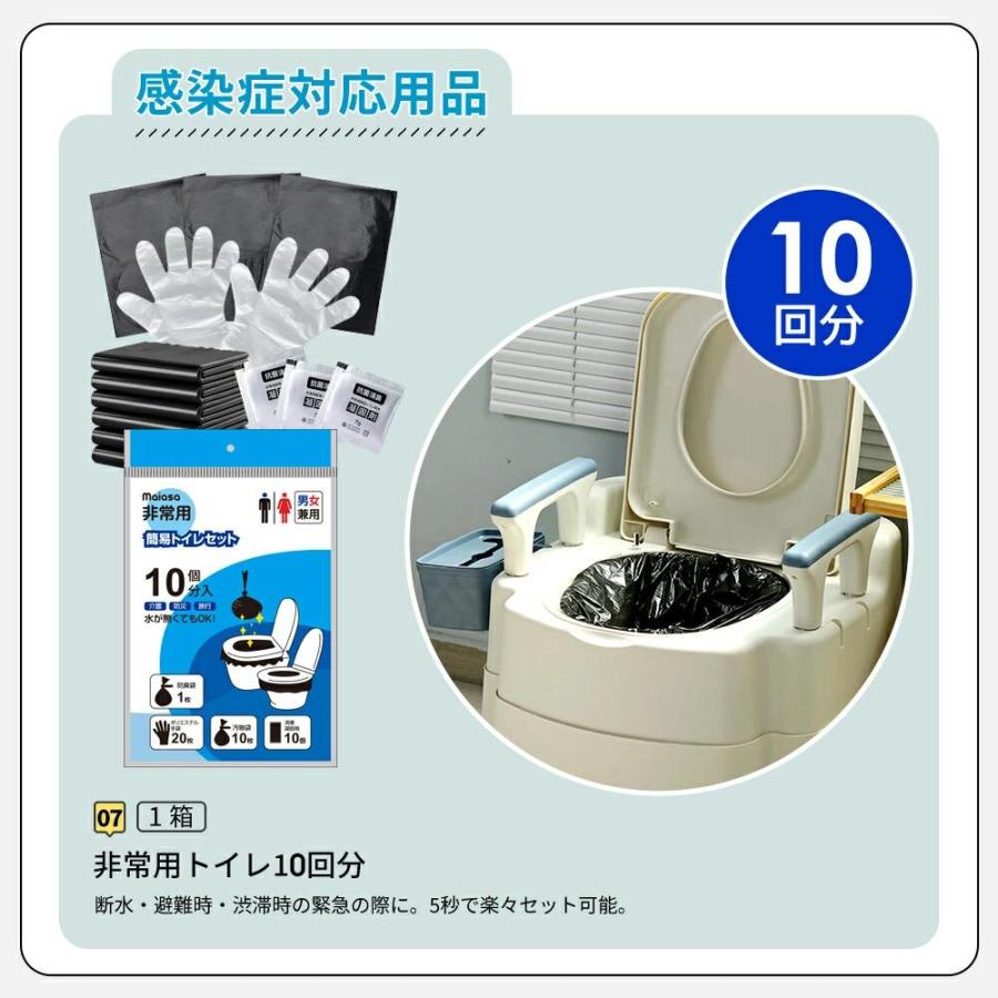 【在庫有・即納】 防災グッズ セット 1人用 持ち出し 地震対策 32点避難セット 防災リュック 非常用トイレ 非常持出袋 災害台風対策 寝袋 防災食 防災ラジオ |  | 10