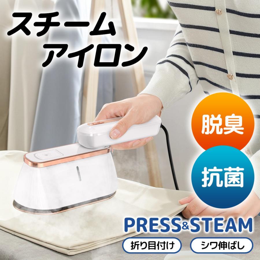 アイロン 強力 シワ伸ばし スチーム 衣類スチーマー 1台2役 アイロン