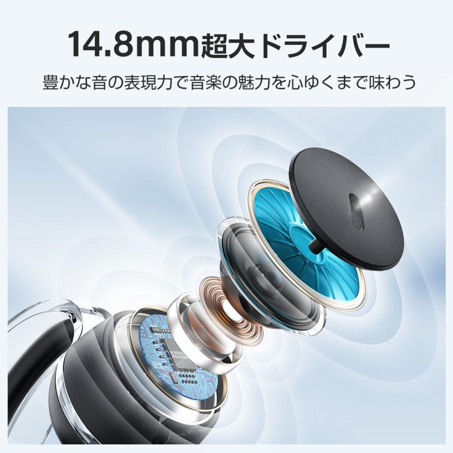 【レビュー特典開催！】 ワイヤレスイヤホン Bluetooth 5.3 高音質 ブルートゥースイヤホン 耳を塞がない 快適装着 片耳・両耳対応 自動ペアリング 長時間再生 |  | 17