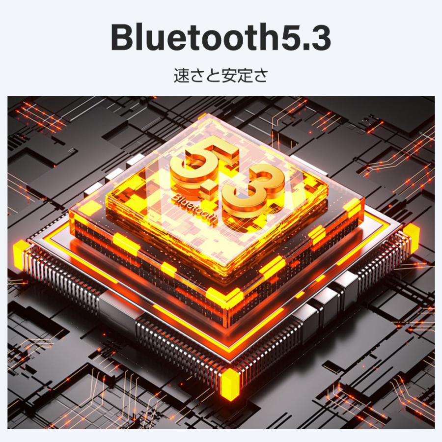 【レビュー特典開催！】 ワイヤレスイヤホン Bluetooth 5.3 高音質 ブルートゥースイヤホン 耳を塞がない 快適装着 片耳・両耳対応 自動ペアリング 長時間再生 |  | 14