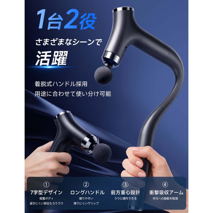 筋膜リリース ガン 筋膜リリースガン 電動マッサージ器 ハンディ
